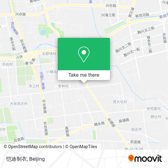 恺迪制衣 map