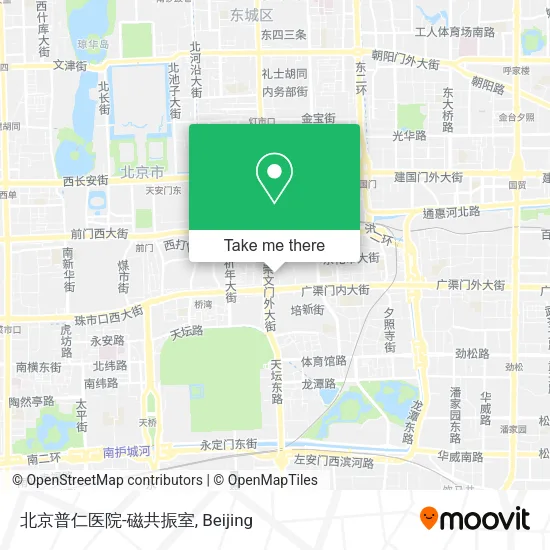 北京普仁医院-磁共振室 map