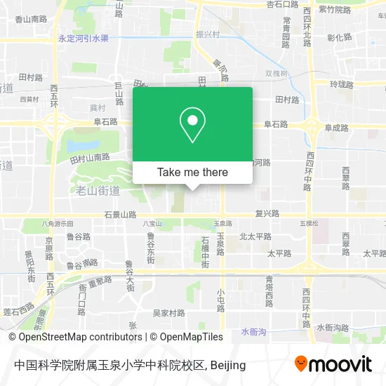 中国科学院附属玉泉小学中科院校区 map