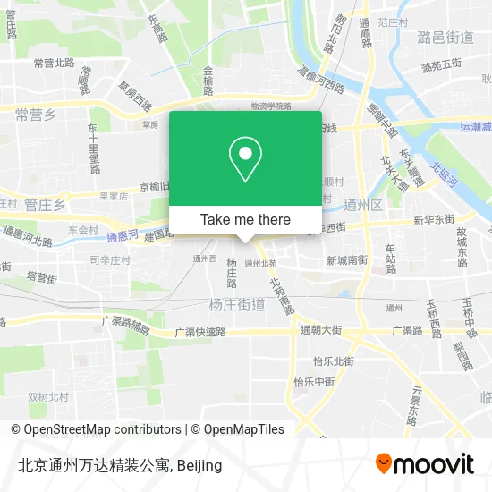 北京通州万达精装公寓 map
