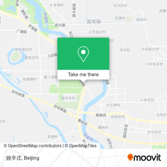 姚辛庄 map