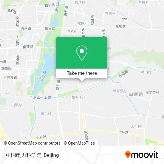中国电力科学院 map