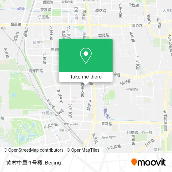 黄村中里-1号楼 map