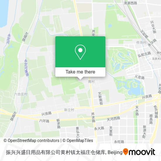 振兴兴盛日用品有限公司黄村镇太福庄仓储库 map