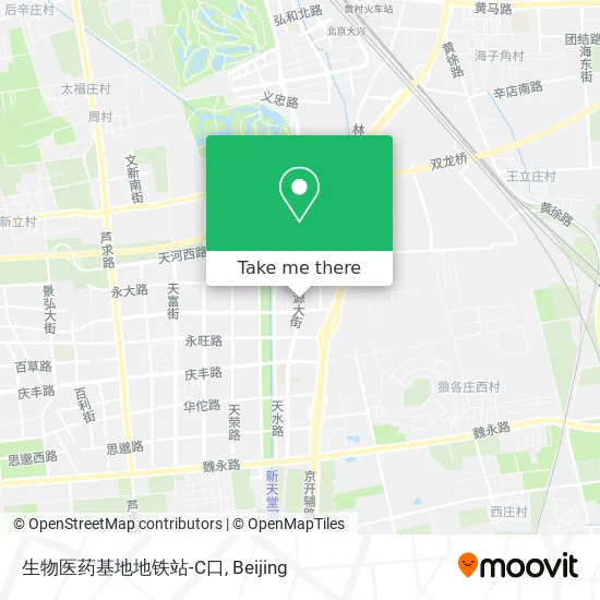 生物医药基地地铁站-C口 map