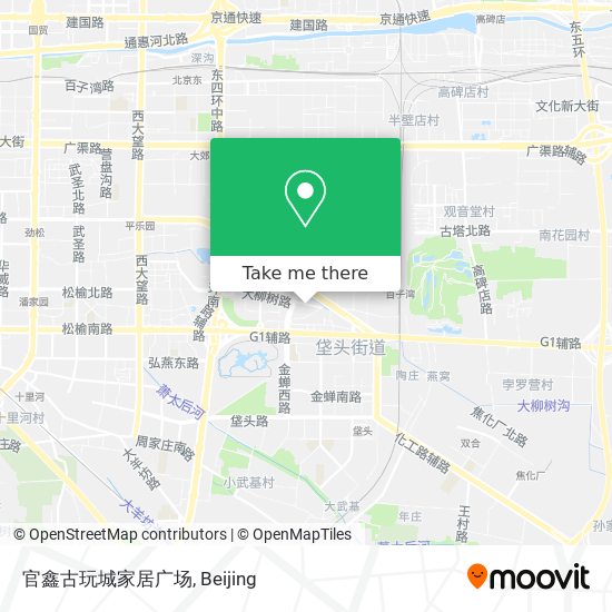 官鑫古玩城家居广场 map