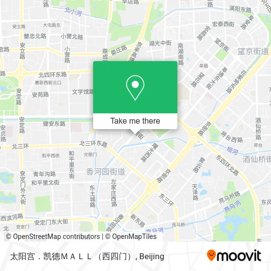太阳宫．凯德ＭＡＬＬ（西四门） map