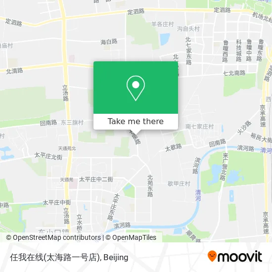 任我在线(太海路一号店) map
