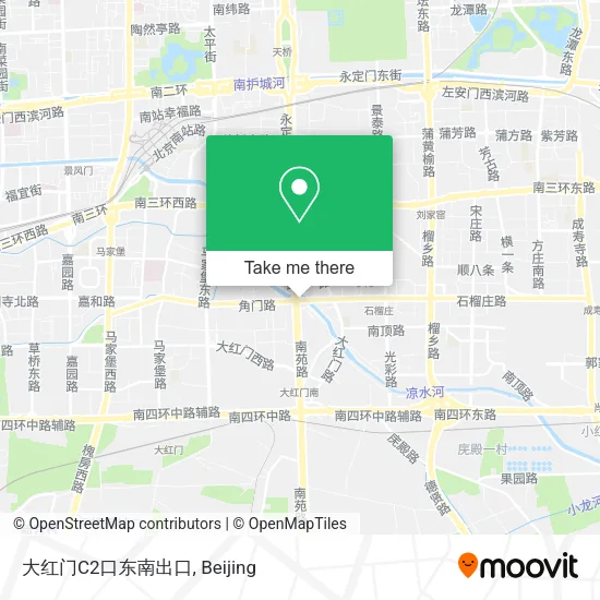 大红门C2口东南出口 map