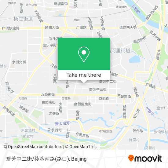 群芳中二街/荟萃南路(路口) map