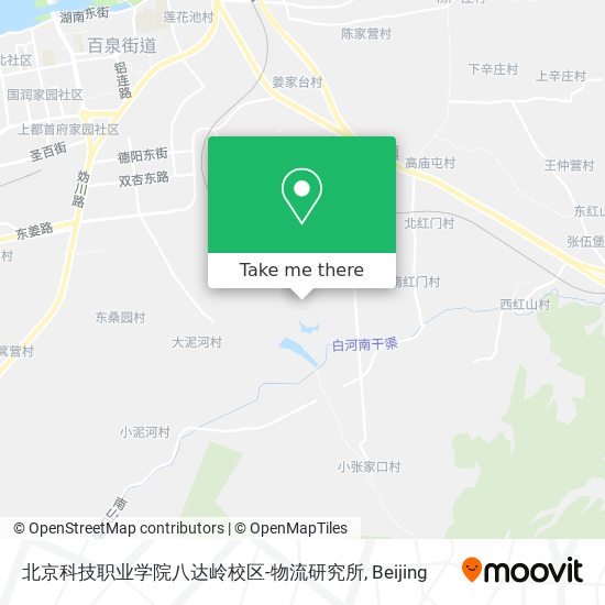 北京科技职业学院八达岭校区-物流研究所 map