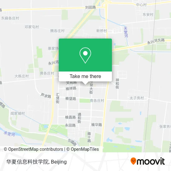 华夏信息科技学院 map