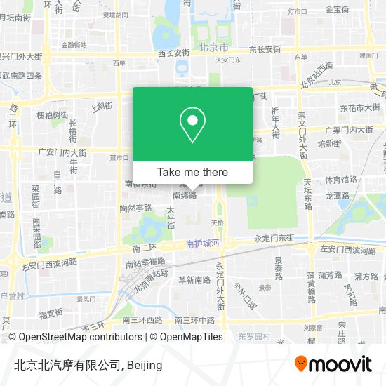 北京北汽摩有限公司 map