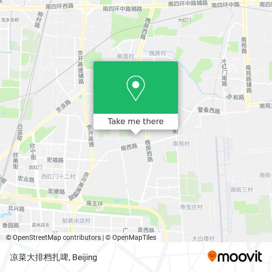 凉菜大排档扎啤 map