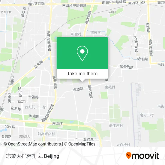 凉菜大排档扎啤 map