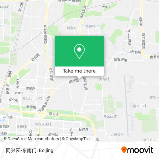 同兴园-东南门 map