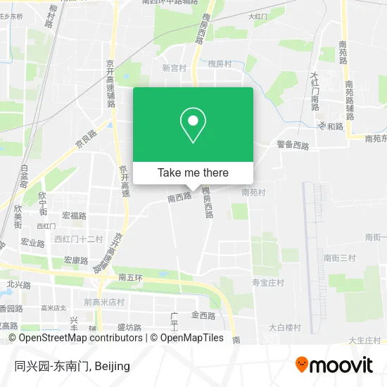 同兴园-东南门 map
