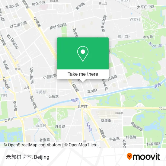 老郭棋牌室 map