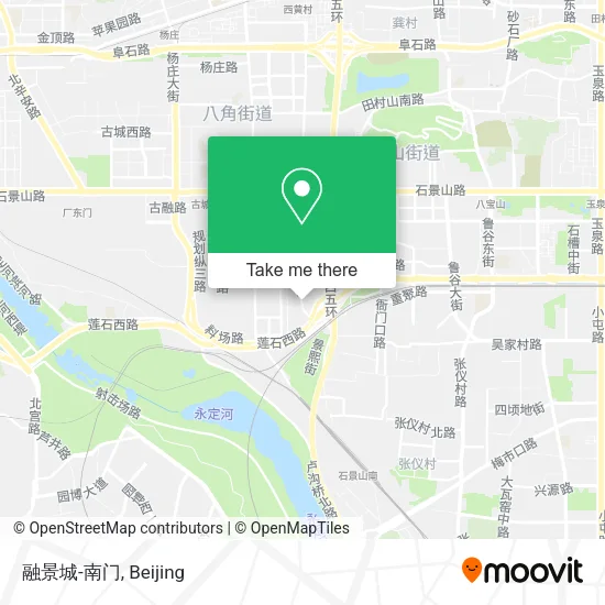 融景城-南门 map