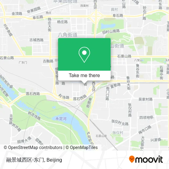融景城西区-东门 map