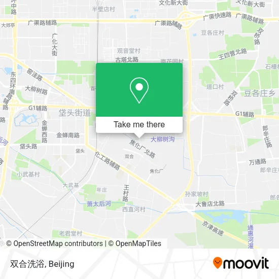 双合洗浴 map