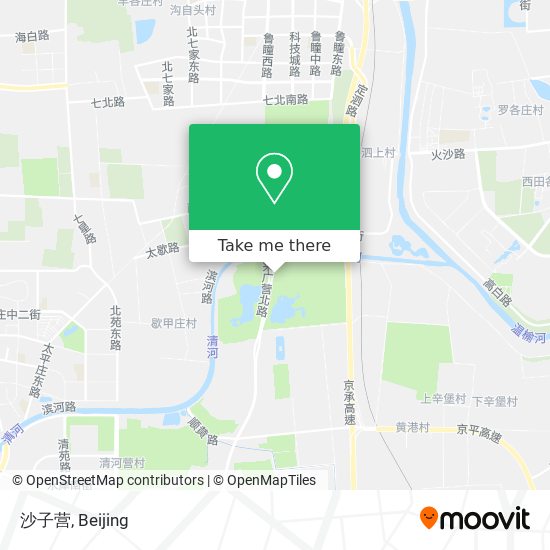 沙子营 map
