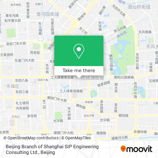 Beijing Branch of Shanghai SIP Engineering Consulting Ltd. map