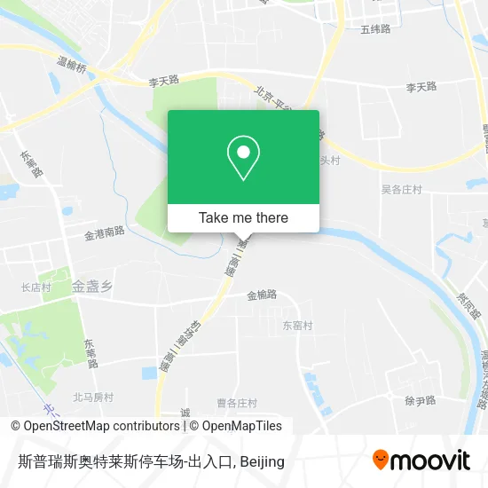 斯普瑞斯奥特莱斯停车场-出入口 map
