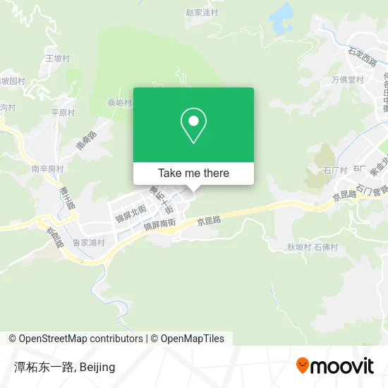 潭柘东一路 map