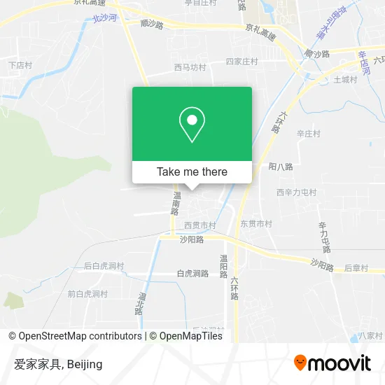 爱家家具 map