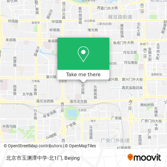 北京市玉渊潭中学-北1门 map