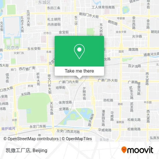 凯撒工厂店 map