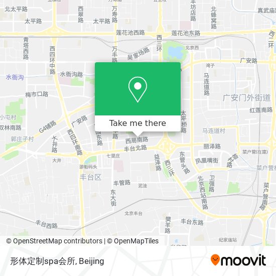 形体定制spa会所 map