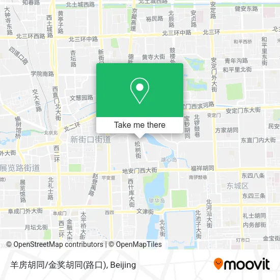 羊房胡同/金奖胡同(路口) map