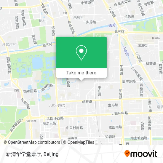 新清华学堂票厅 map