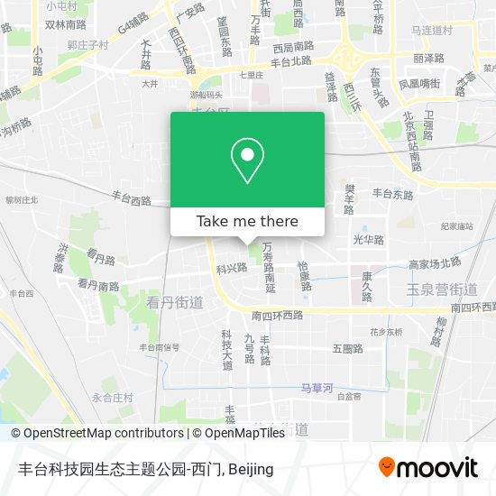 丰台科技园生态主题公园-西门 map