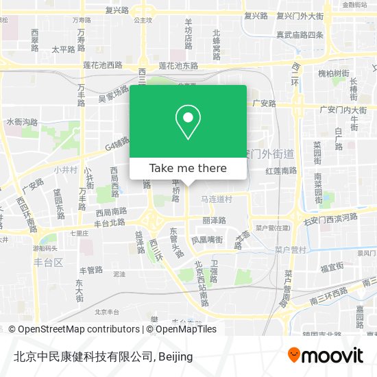 北京中民康健科技有限公司 map