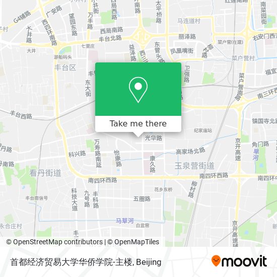 首都经济贸易大学华侨学院-主楼 map