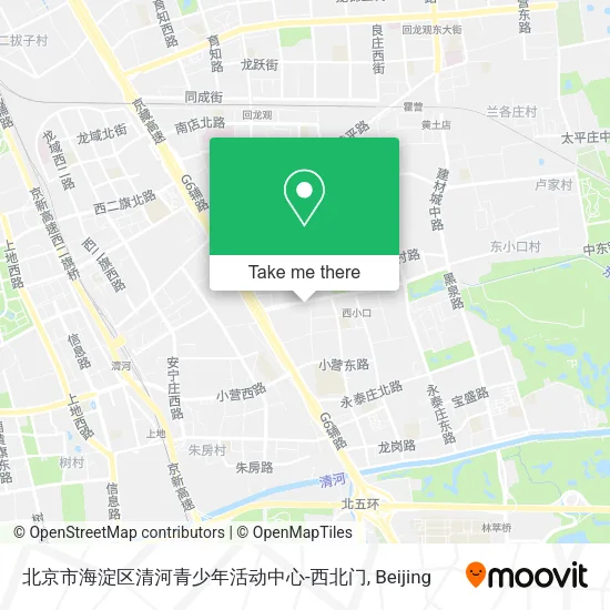 北京市海淀区清河青少年活动中心-西北门 map