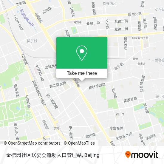 金榜园社区居委会流动人口管理站 map