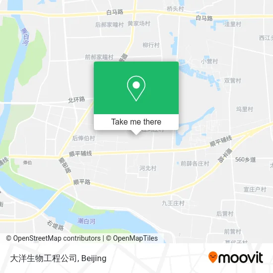 大洋生物工程公司 map