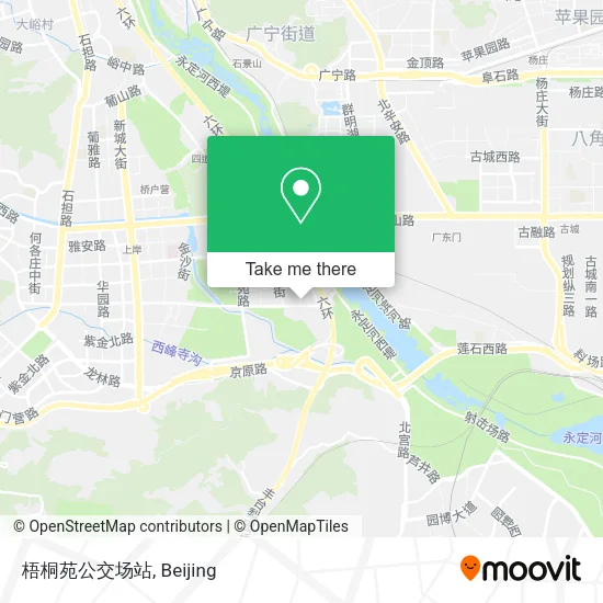 梧桐苑公交场站 map