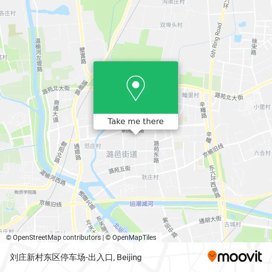 刘庄新村东区停车场-出入口 map