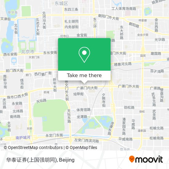 华泰证券(上国强胡同) map