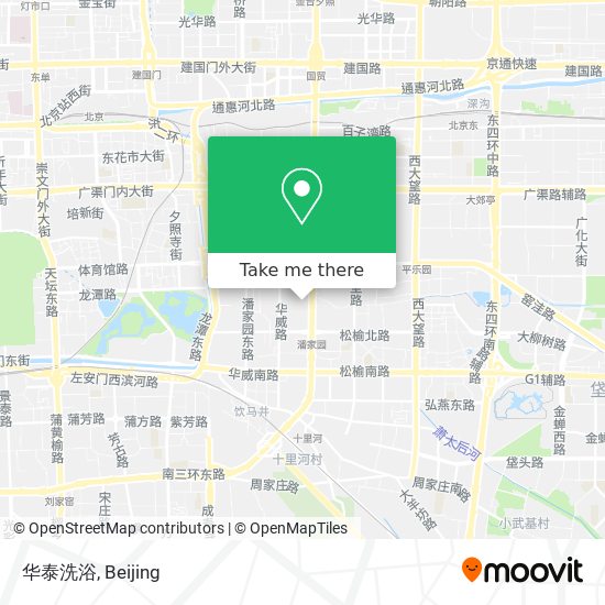 华泰洗浴 map