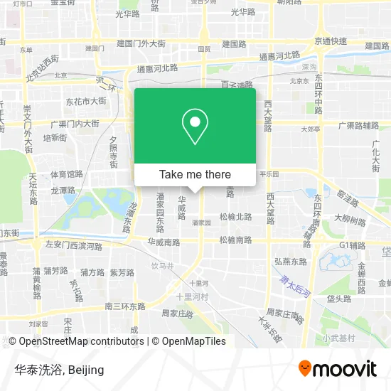 华泰洗浴 map