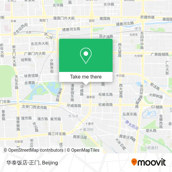 华泰饭店-正门 map
