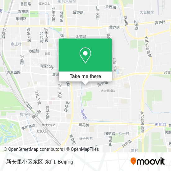 新安里小区东区-东门 map