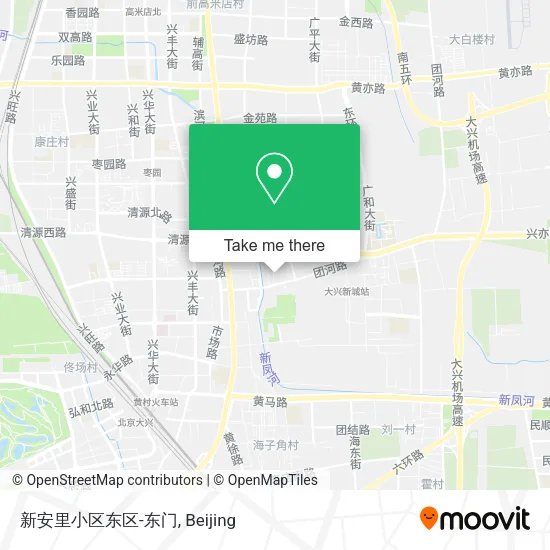 新安里小区东区-东门 map