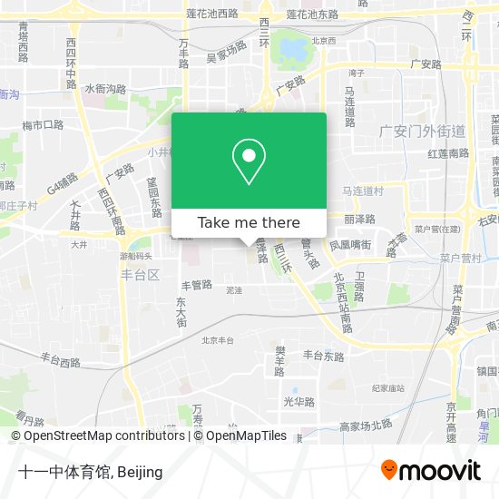 十一中体育馆 map